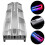 2Pcs Aluminum Heating Sink White Double-Layer Heat Dissipation for SSD 10