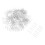400Pcs Silver Forked Sewing Pins for Quilting and Patchwork Crafts 1