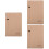 3Pcs Daily Use Academic Planner 2025 Beige Portable Notebook Organizer 8