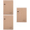 3Pcs Daily Use Academic Planner 2025 Beige Portable Notebook Organizer 9