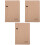 3Pcs Daily Use Academic Planner 2025 Beige Portable Notebook Organizer 5