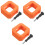 3Sets Portable Orange Eva Camera Float Shell Frame for Mini 11 4