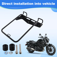 Suporte de Bagagem para Motocicleta, Suporte de Alforje, Suporte de Bolsa Lateral para Porta-Malas, Suporte de Montagem para ELIMINATOR 500
