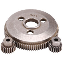 Metalen Stalen 48P 86T Tandwiel voor 1/10 2WD Slash/Rustler Stampede met 19T 21T Rondselsets Vervang 4686