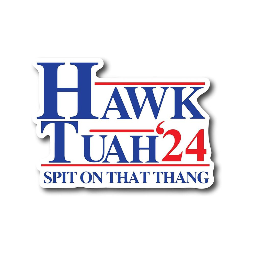 Hawk Tuah Spit That Thang, Funny Bumper Sticker, Hilarious Meme Decal, Prank, Gag, Gift Idea, Decal, Car, Laptop A 6032760029803