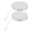 6Rolls White Smooth Polyester Ribbon for Multi-Use Wedding and Crafts 1