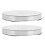 6Rolls White Smooth Polyester Ribbon for Multi-Use Wedding and Crafts 2