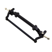 Für 1/14 Traktorkopf, Nicht Angetriebene Achse, Metalllenkung, Vorderachse, Traktorkopf, Modifikation DIY, Schwarz
