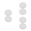 6Rolls White Smooth Polyester Ribbon for Multi-Use Wedding and Crafts 8