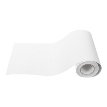 3Stk Selbstklebende PVC Sockelleisten Weiß Flexible Wandverkleidung
