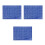 3Pièces Tapis De Découpe Pour Bricolage Double Face Bleu Résistant PP 7