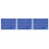 3Pièces Tapis De Découpe Pour Bricolage Double Face Bleu Résistant PP 5