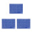 3Pièces Tapis De Découpe Pour Bricolage Double Face Bleu Résistant PP 6
