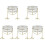 5pcs Glass Candle Holder Tea Light Stand Table Decor 2