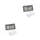 2Pcs Black Car Digital Clock with Calendar and Kickstand for Dashboard 9