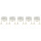 5pcs Glass Candle Holder Tea Light Stand Table Decor 8