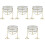 5pcs Glass Candle Holder Tea Light Stand Table Decor 3