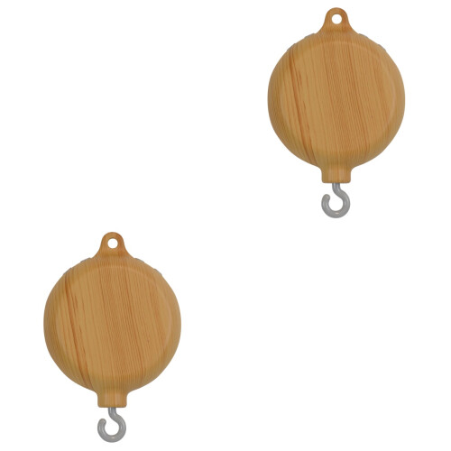 2Stk Babybett Aus Holz, , , Hellbraun, Langlebig 2