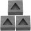 3Stk Schmelzform Graphit Gießform Metall Gold Silber 4