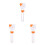 3Pièces Coupe Cercle Plastique Multi Couleurs Outil Découpe Précise 6