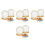 200Pcs White Paper Dinner Durable 7