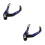 2Paires Handguards Aluminium Universels Multicolores 8