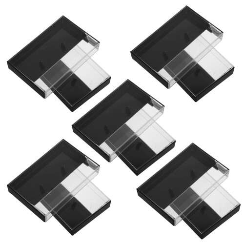 30Pièces Organiseurs Cassette Noir Style Rétro