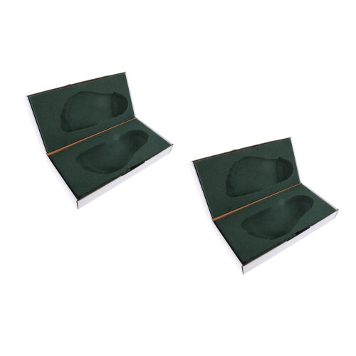 2Pièces Pieds En Mousse Vert DIY Haute Pour Semelles 2