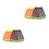 4Pièces Cache-Cou Casque Résistant Uv Réfléchissante Colorée 7