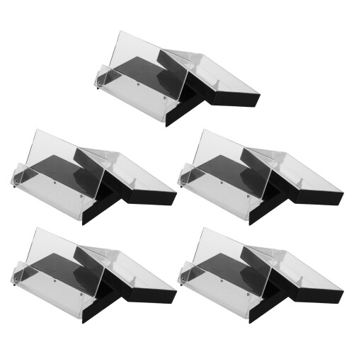 20Pièces Boîte Rétro Cassette Audio Noire Ps Protection 2