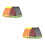 4Pièces Cache-Cou Casque Résistant Uv Réfléchissante Colorée 5
