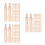 60Pcs Wood Handle Needle Felting Tools Comfortable Grip for DIY Crafts 7