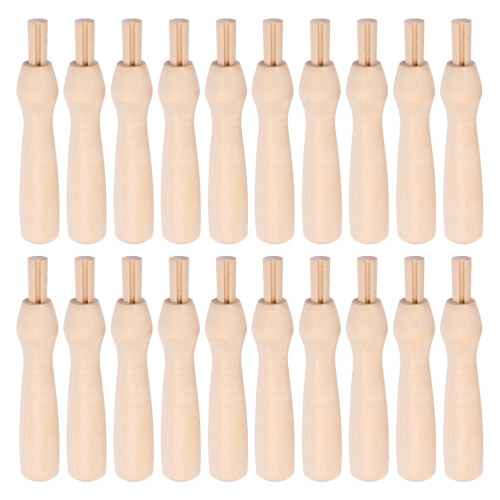 60Pcs Wood Handle Needle Felting Tools Comfortable Grip for DIY Crafts 1