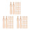 60Pcs Wood Handle Needle Felting Tools Comfortable Grip for DIY Crafts 10