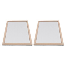 6Pièces Cadre Papier Bois Beige Résistant Pour Projets DIY Créatifs