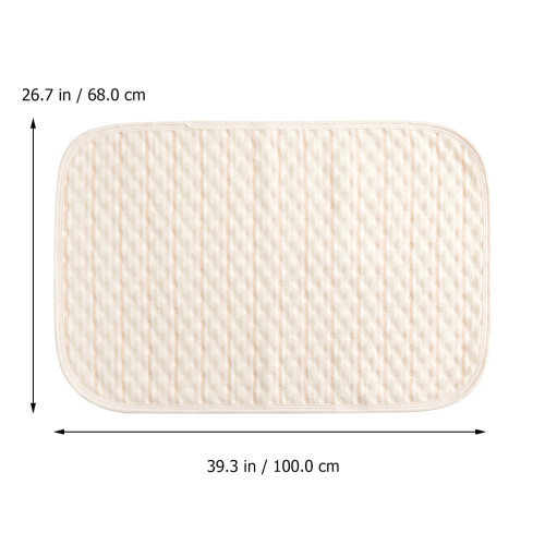 Absorbant Bébé Réutilisable Beige En Coton Naturel Tpu 1