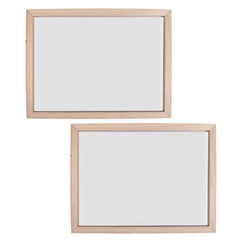 8Pièces Écran En Bois Beige Double Couches Pour Papier DIY 2