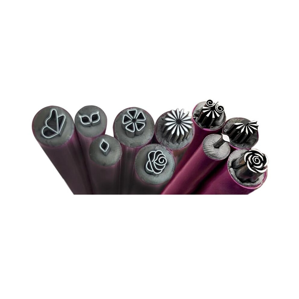 10PCS Nail Art Flower Stamp Pen,Nail Art Stamp Pen Set, Nail Art Stamp Pens DIY Nail Art Tools with Different Patterns