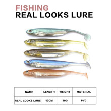 Soft Fish Bait Silicone Bait Simulated Soft Fish Suitable for Bass, Catfish, Pike and Mandarin Fish