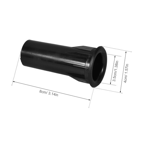 24Pcs Durable Plastic Bass Reflex Ports Black for Speaker Boxes 1