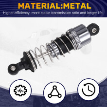 2Pcs Oil Metal Shock-Absorber Damper for HBX 16889 16889A 16890 16890A SG1601 SG1602 1/16 RC Car Upgrade Parts