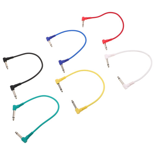 12Pièces Cordon Guitare Effet Solide Métal Caoutchouc Usage Polyvalent