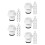 50Pcs Hot Water Sack Replacement Caps PP Material for Winter Warmth 4