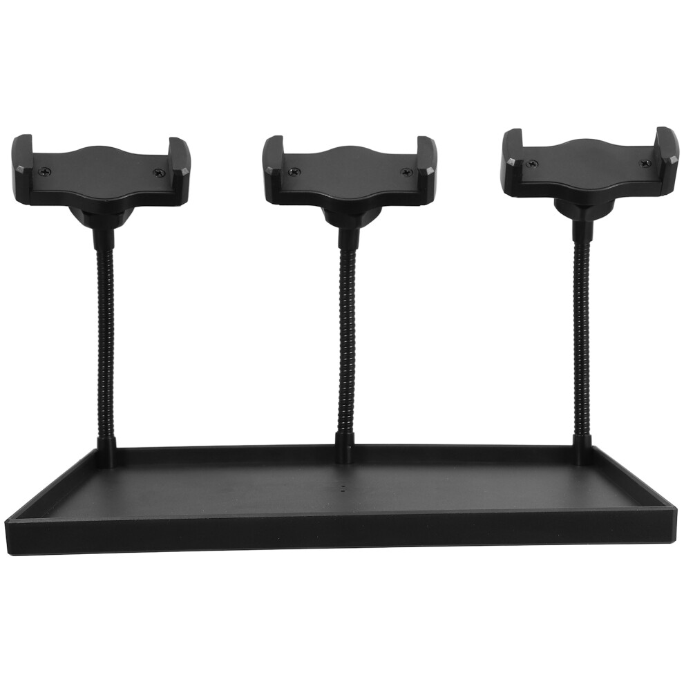 3Pcs Clamp-On Microphone Stand Tray Abs For Sound Card & Phone 3641285765702