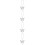 4Pcs Durable Butterfly Car Mirror Hanging Accessories White 9