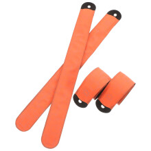 20Pcs Durable LED Horse Leg Bands Orange for Night Running and Cycling