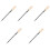 5Pcs Silver Soil Sampler Tool with Wooden Grip for Wheat and Corn 5