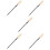 5Pcs Silver Soil Sampler Tool with Wooden Grip for Wheat and Corn 9