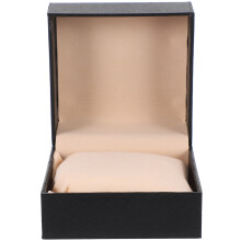 2Pcs Watch Storage Box Black Portable Single Slot Jewelry Organizer