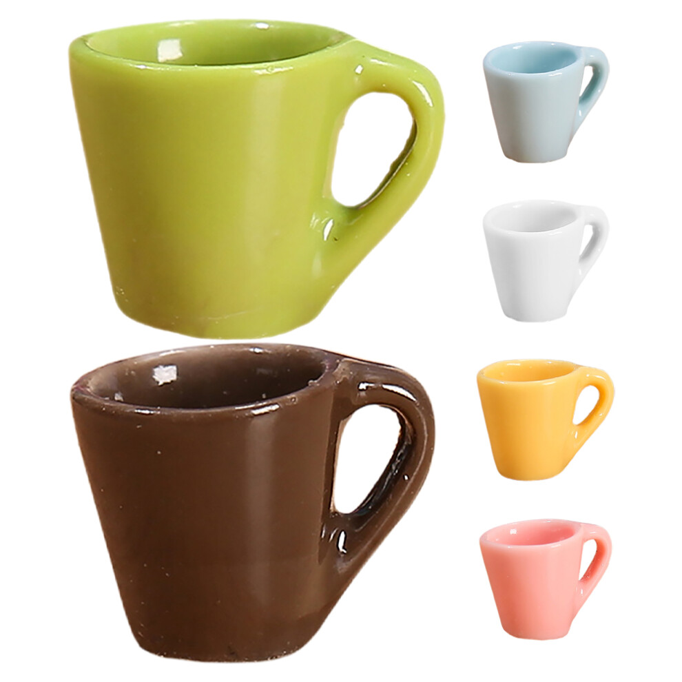 Photos - Other Toys 30Pcs Assorted Color Mini Coffee Cup Ornaments Resin DIY Kitchen Decor